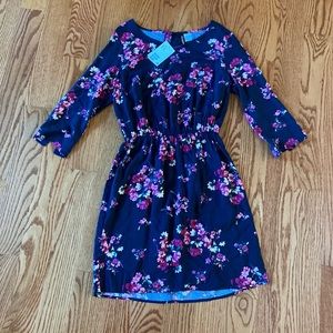 Black floral dress